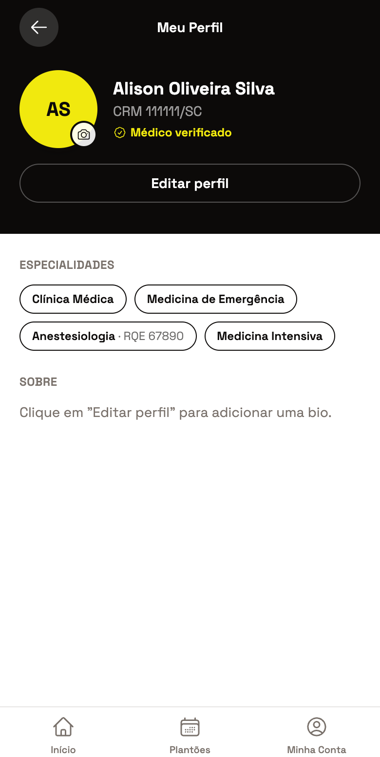 Perfil verificado